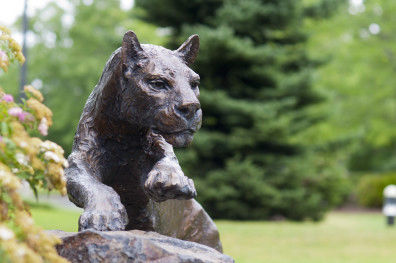 Photo of Cougar Sculpture by artist Avard T. Fairbanks